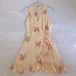 Rails Cream and Pink Floral Mini Dress